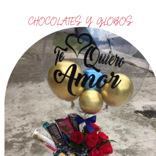 Chocolates y globos